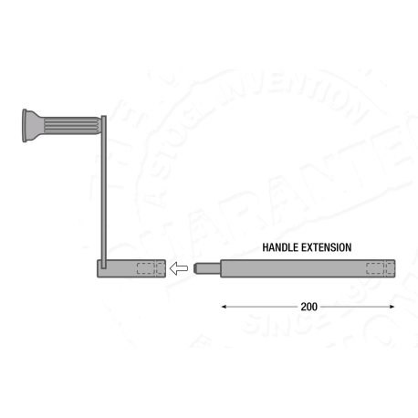 Prolunga Manovella Accessori Maggiolina / Airtop Autohome