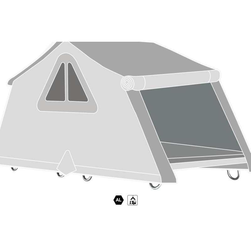 Bodenstandfüße Air-Camping / Overland Zubehör Autohome